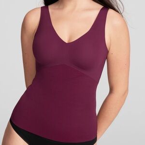 Honeylove Shapewear Tank SRP $84 Wine/ Burgundy sz L